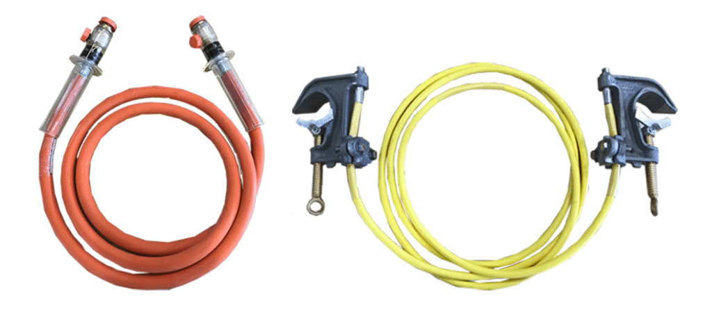 High voltage grounding cables