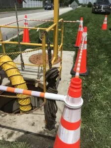 Lighted Traffic Cone Bar