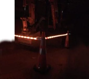 Lighted Traffic Cone Bar