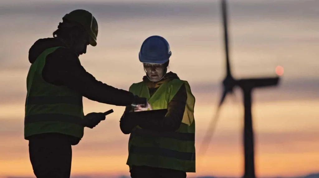 electrical-lineman-wind-farm-grounding-testing